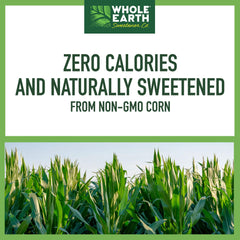 Close-up crystalline erythritol texture from Whole Earth for baking performance