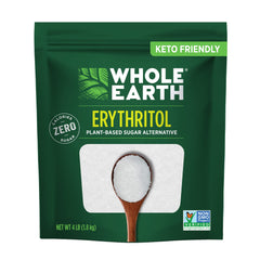 Whole Earth pouch front packaging showing brand and zero calorie benefit