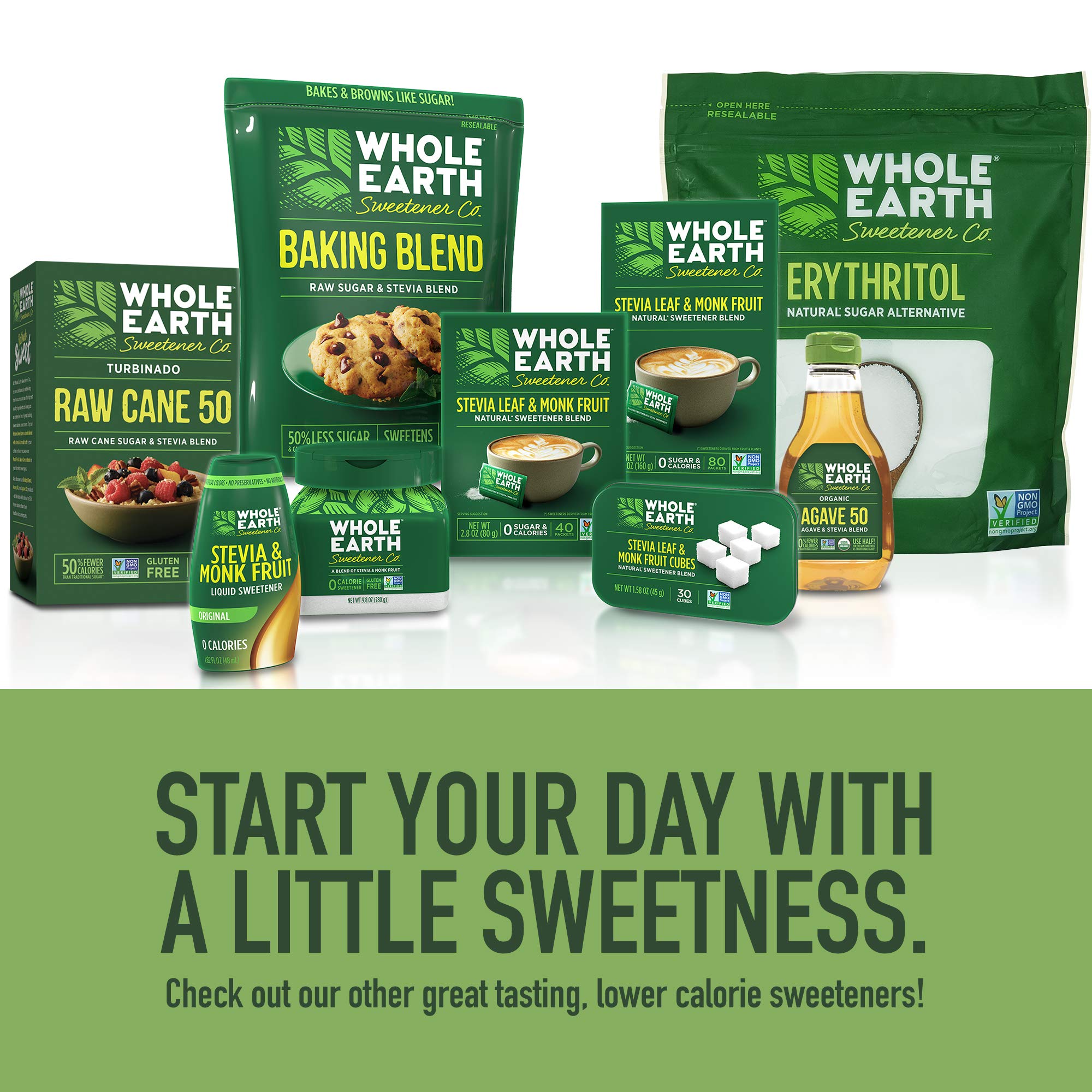 Kitchen counter scene with Whole Earth pouch showing everyday pantry usefulness