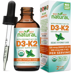 Why Not Natural front label showing product name and potency for clear identification and trust