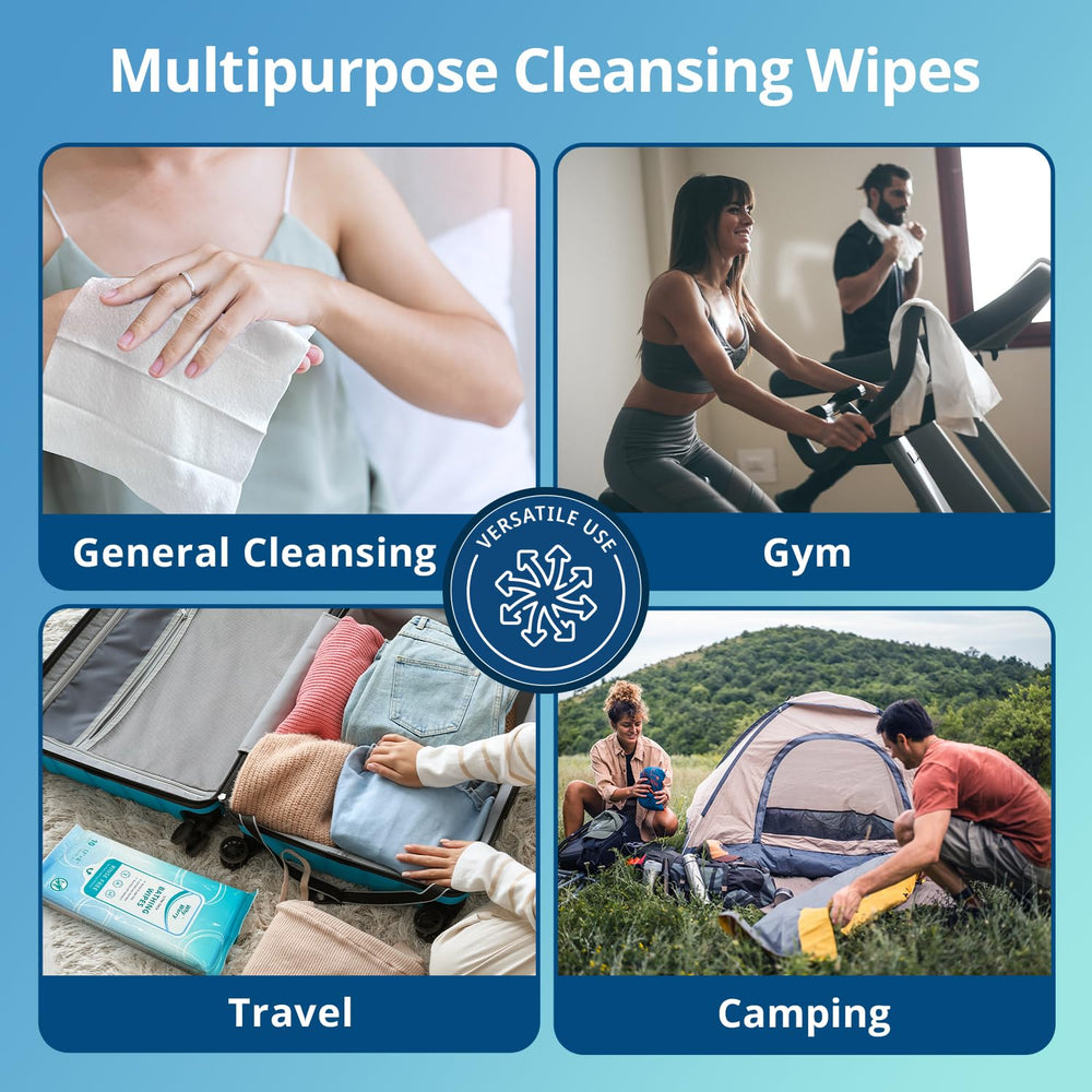 WhyWorry caregiver using wipe assisting gentle patient hygiene