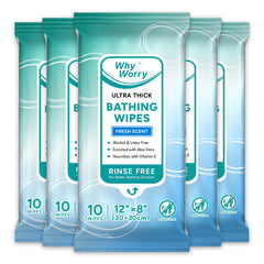 WhyWorry front packaging showing product count and fresh scent benefits