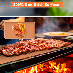WIBIMEN mats trimmed to fit grill grates, custom fit for different grill sizes