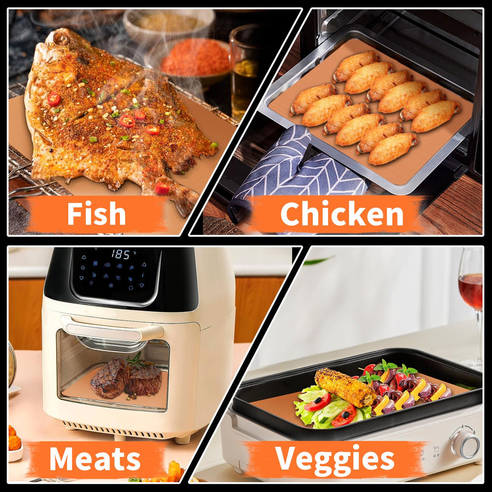 WIBIMEN mats on backyard grill with family cooking, easier cleanup advantage