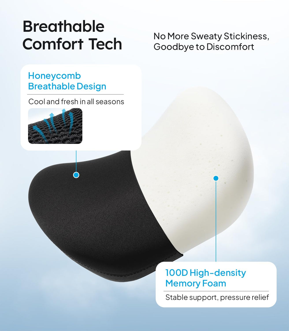 Wigoo two pillows placed on passenger seats illustrating dual-use convenience