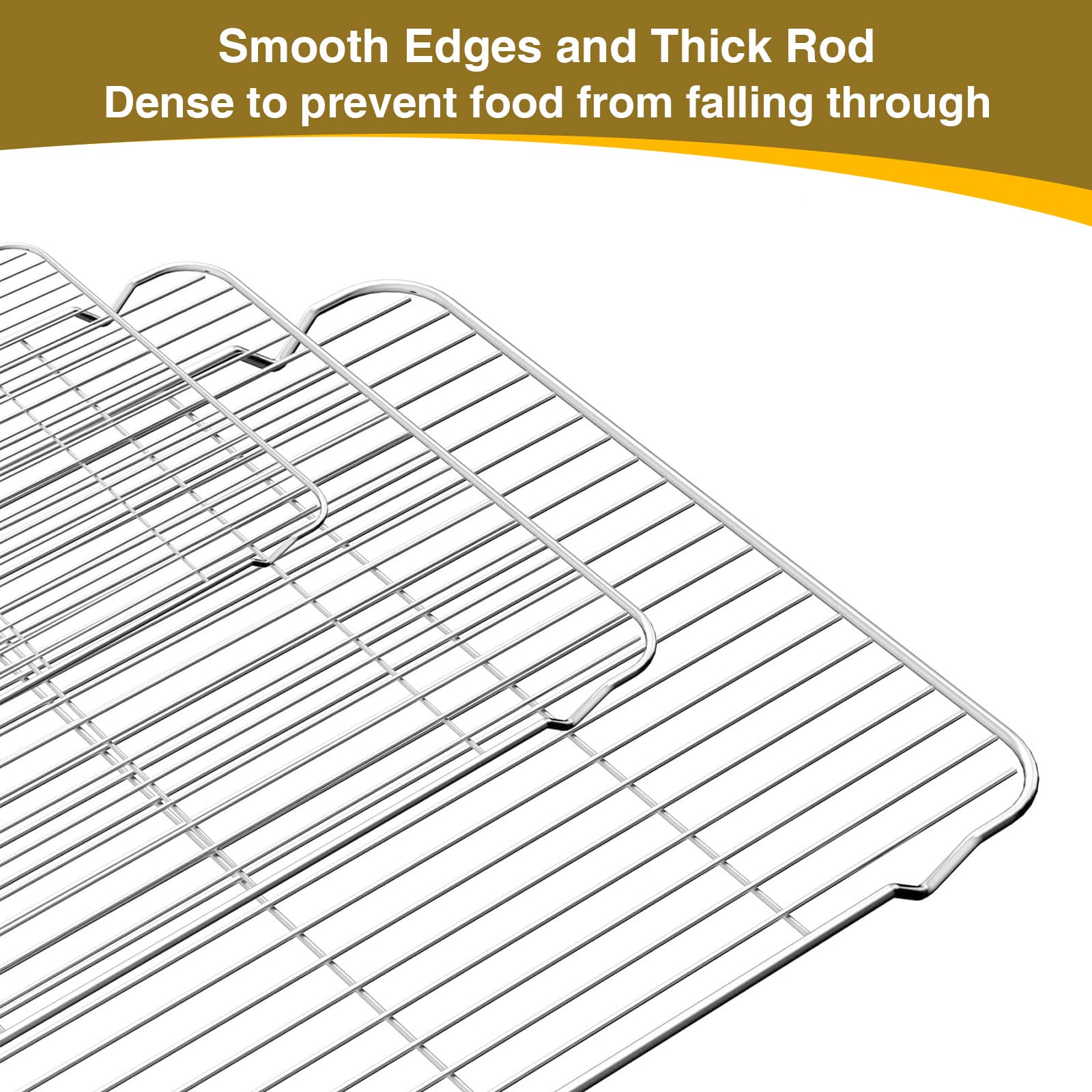 Wildone cooling rack close-up showing dense wires for even airflow