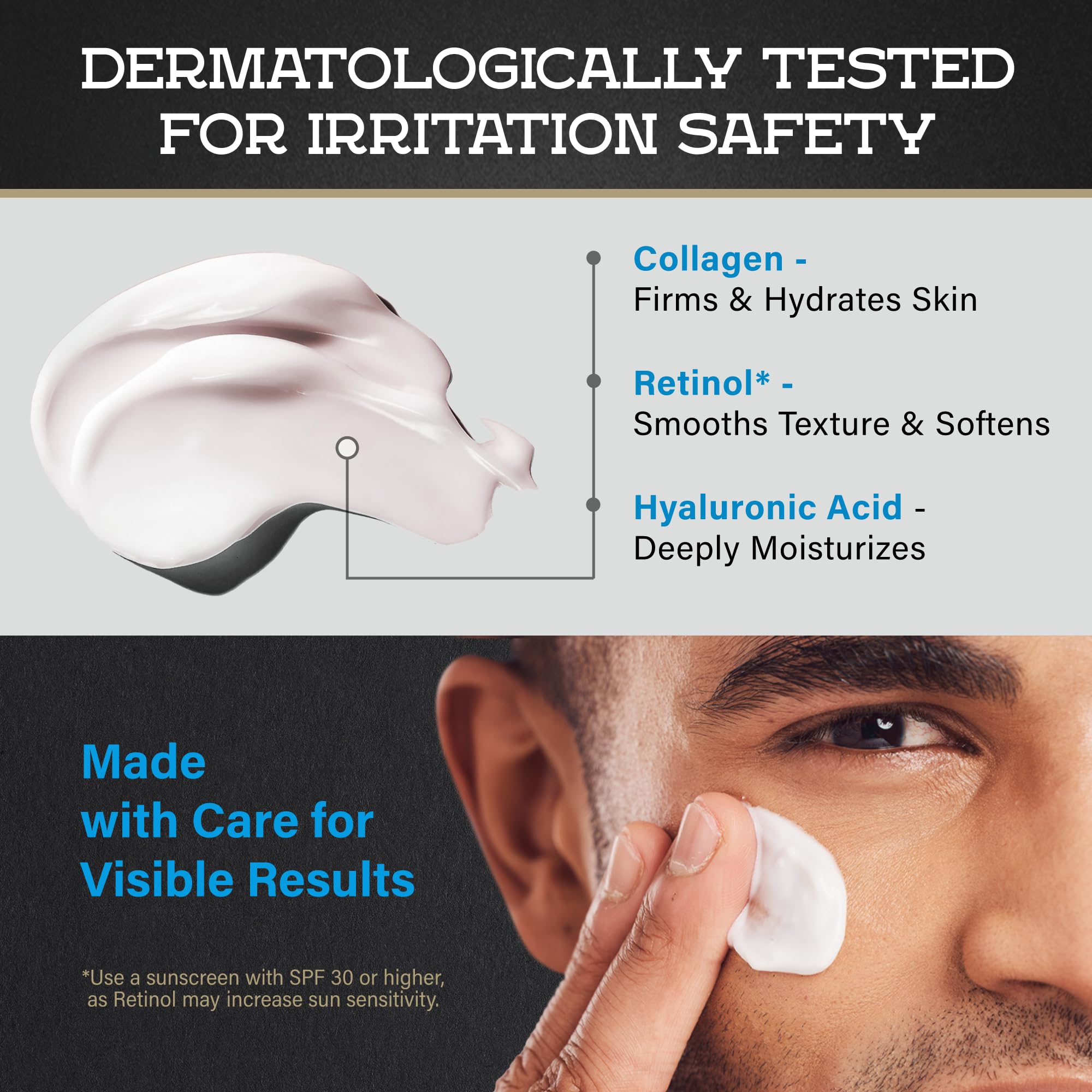 WildPRIME aftershave application calming skin and reducing irritation