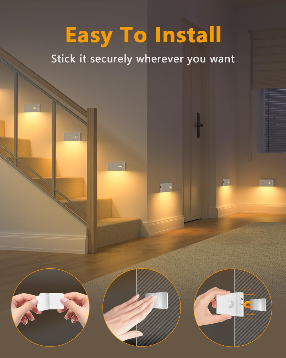 WILLED light held in hand to show compact size and portable benefit