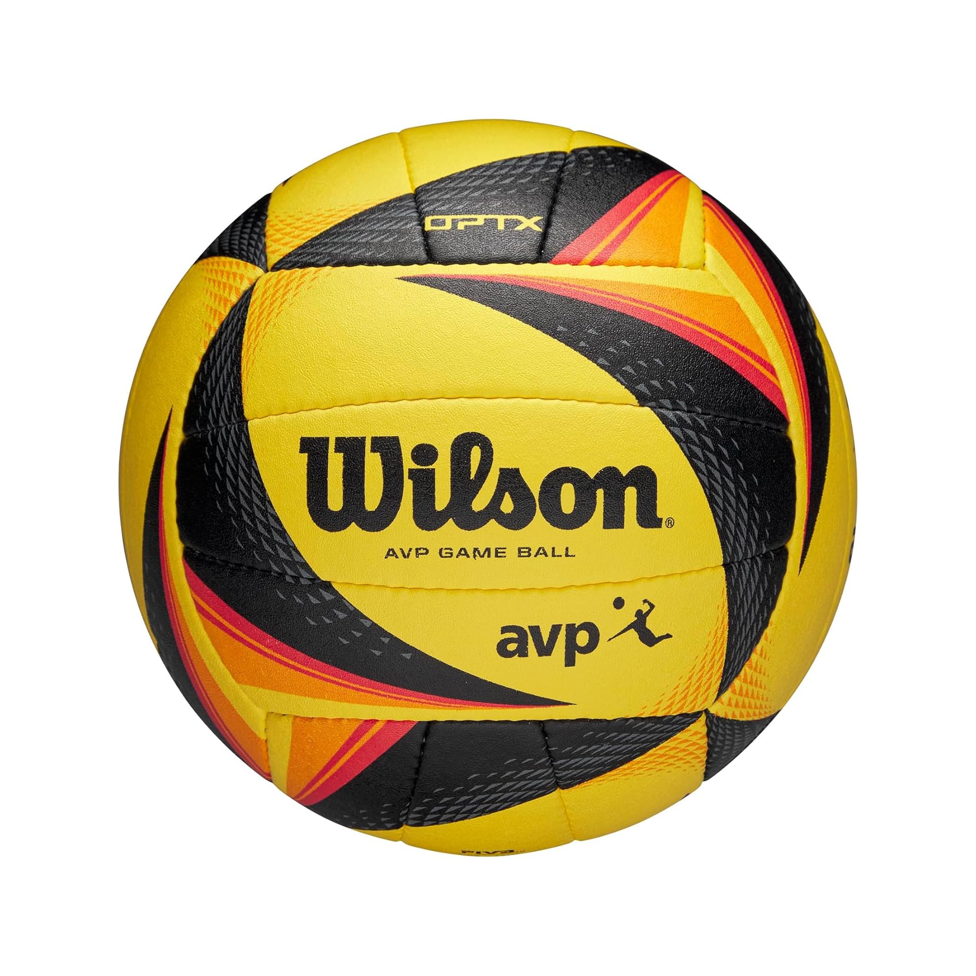 WILSON OPTX front view showing bright yellow black graphic for better visibility
