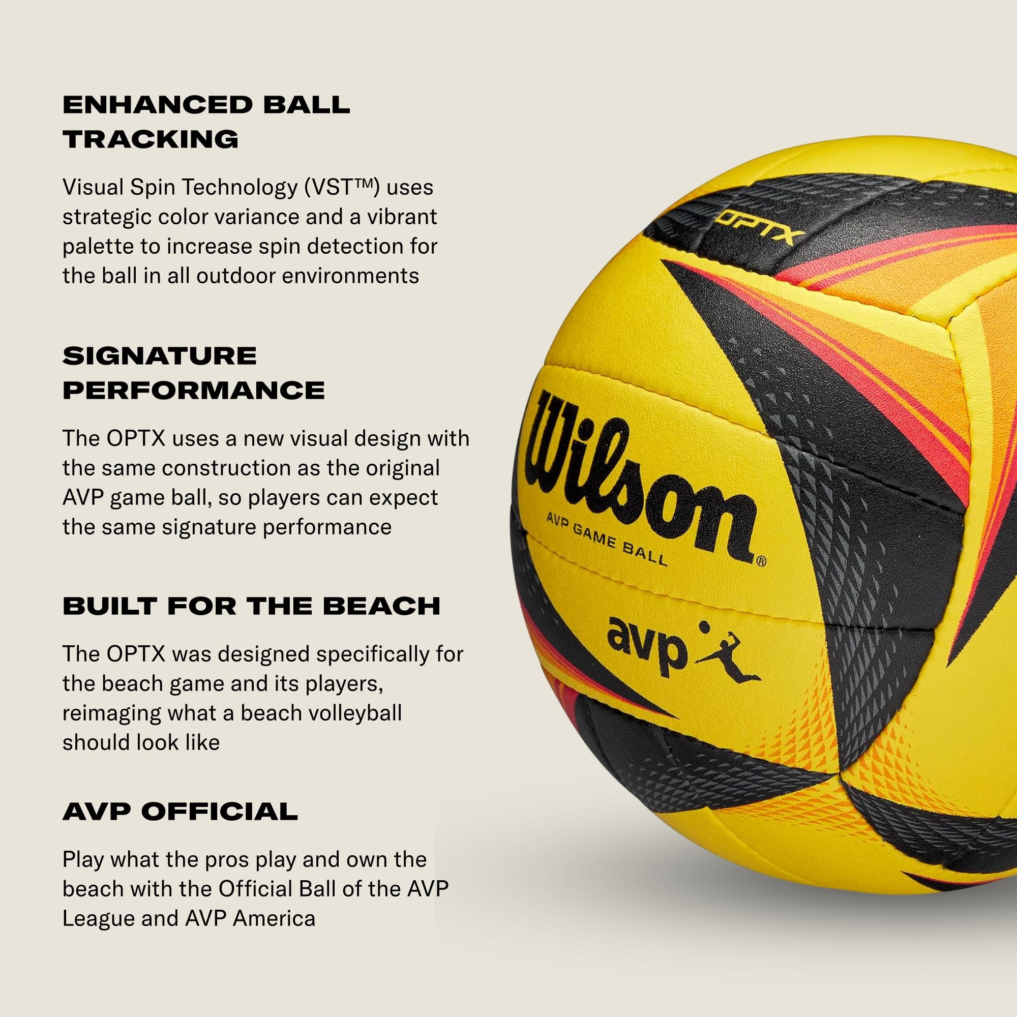 WILSON OPTX in mid-serve demonstrating flight clarity and tracking benefit