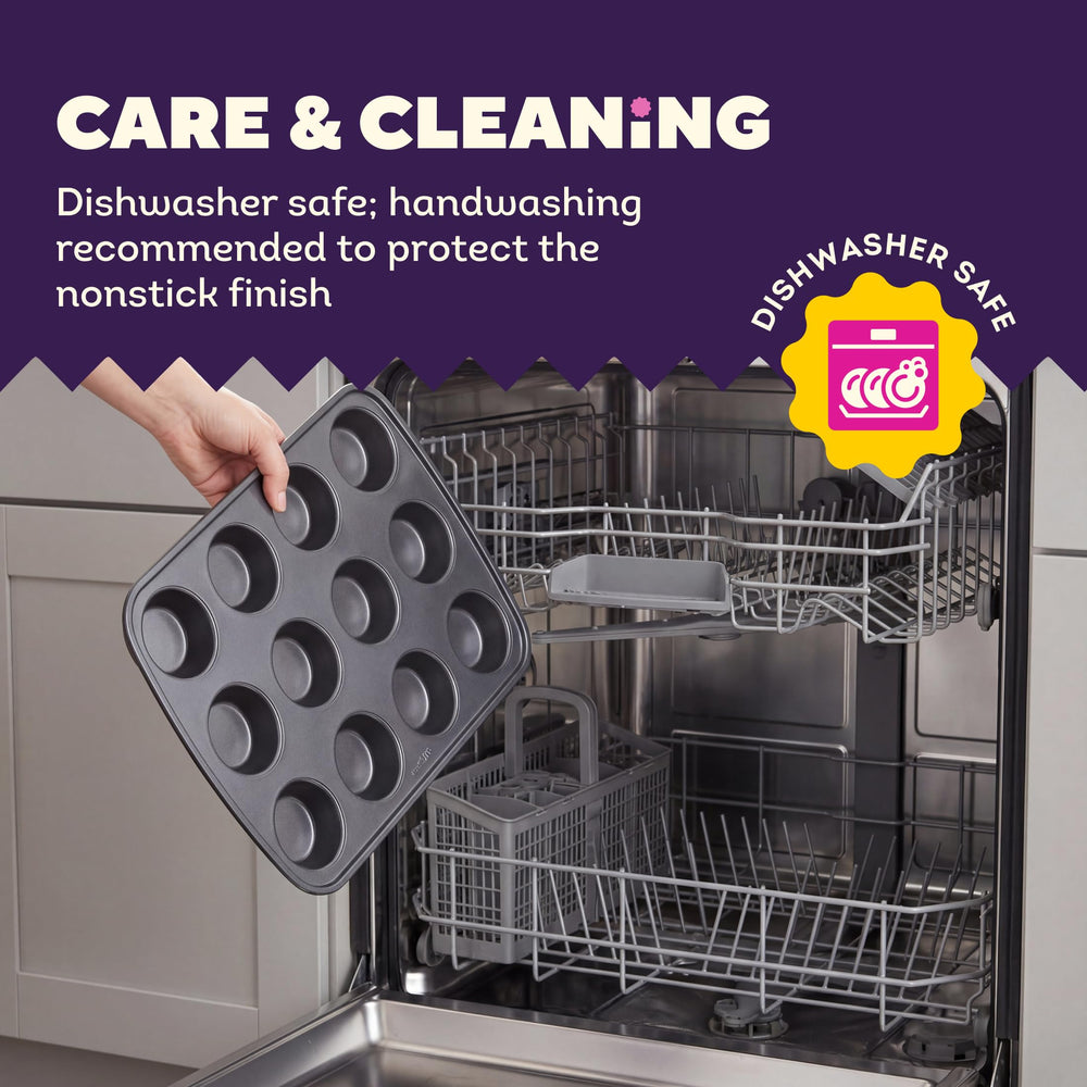 Wilton gold packaging and label showing PFAS-free feature for safety