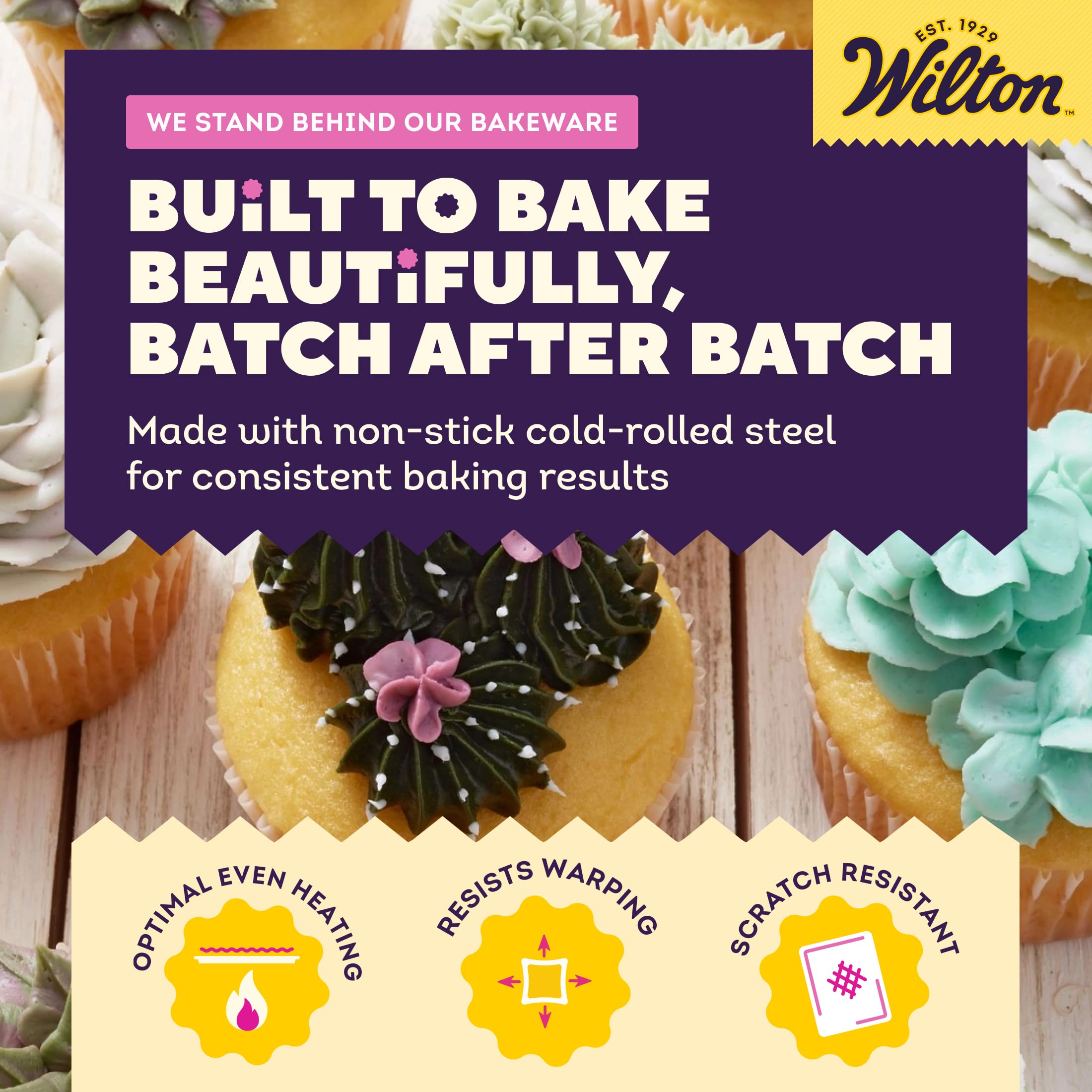 Wilton gold surface texture showing scratch-resistant finish for durability