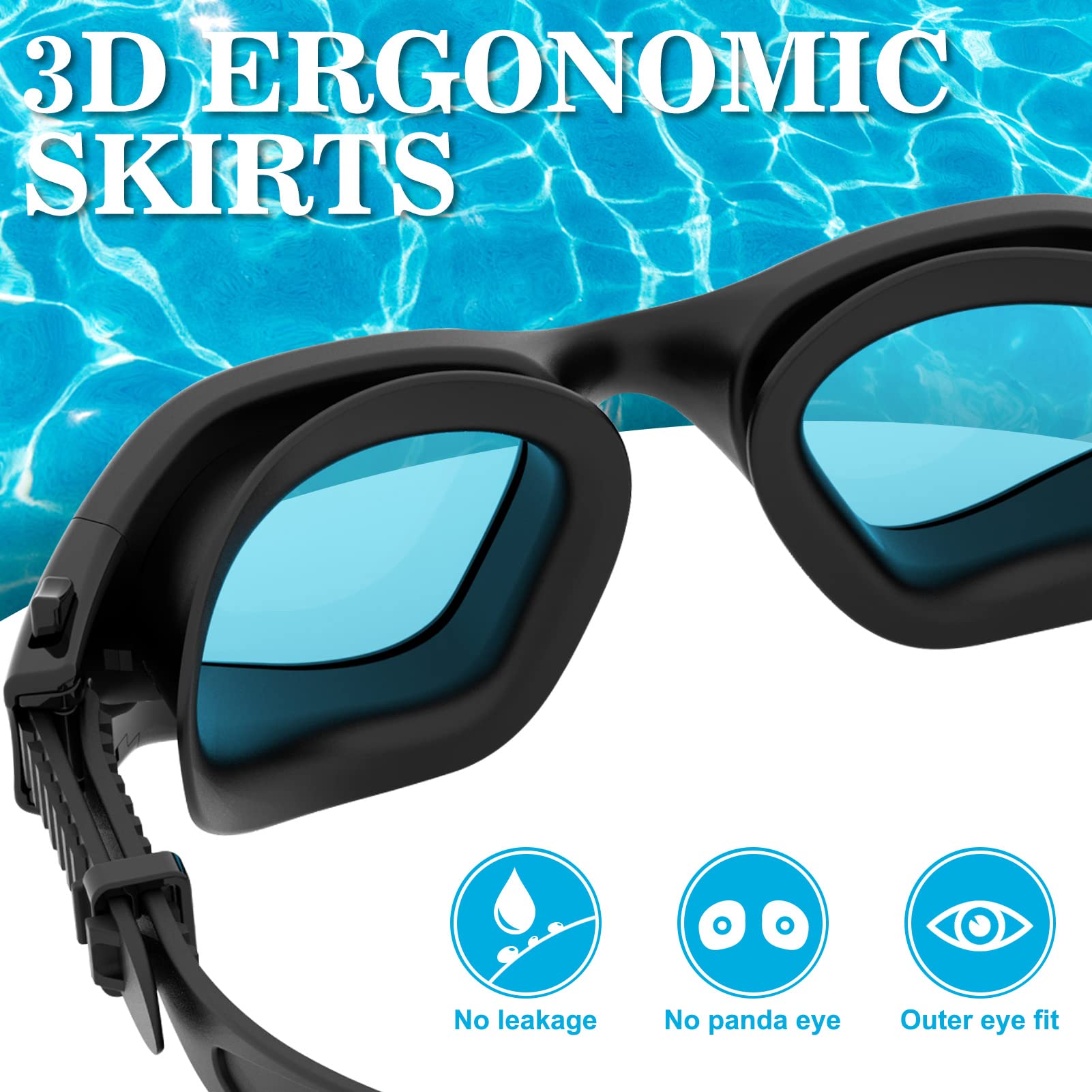 WIN.MAX side profile of polarized lens highlighting glare reduction benefit