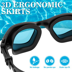WIN.MAX side profile of polarized lens highlighting glare reduction benefit