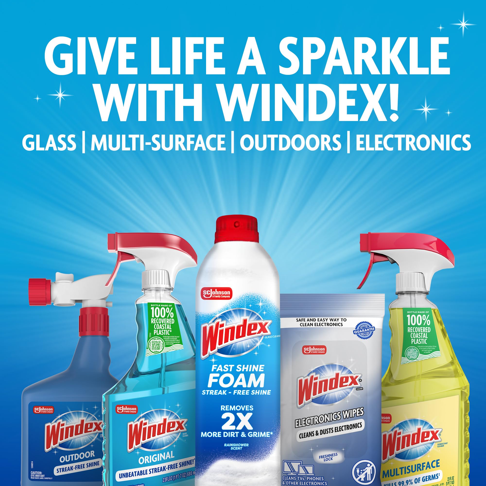 Bathroom mirror wiped clear with Windex wipes for convenient touchups