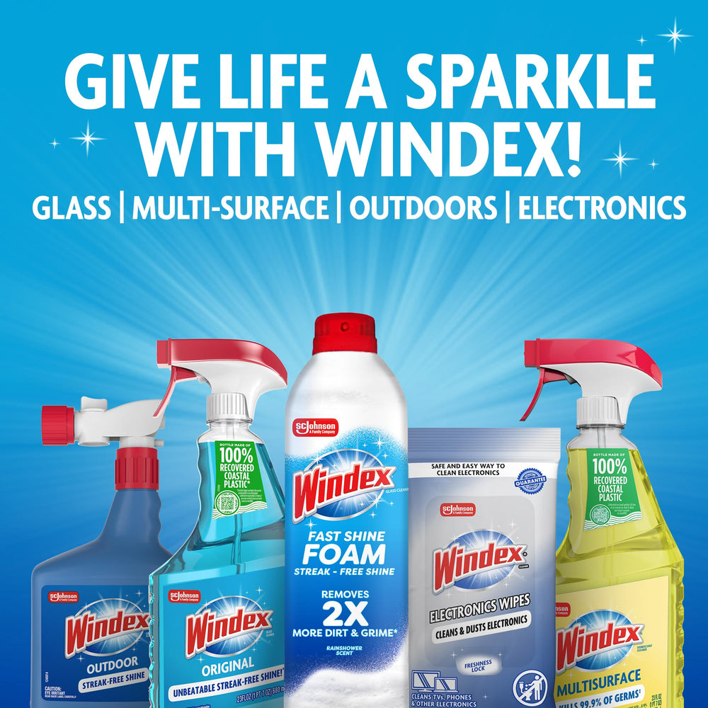 Bathroom mirror wiped clear with Windex wipes for convenient touchups
