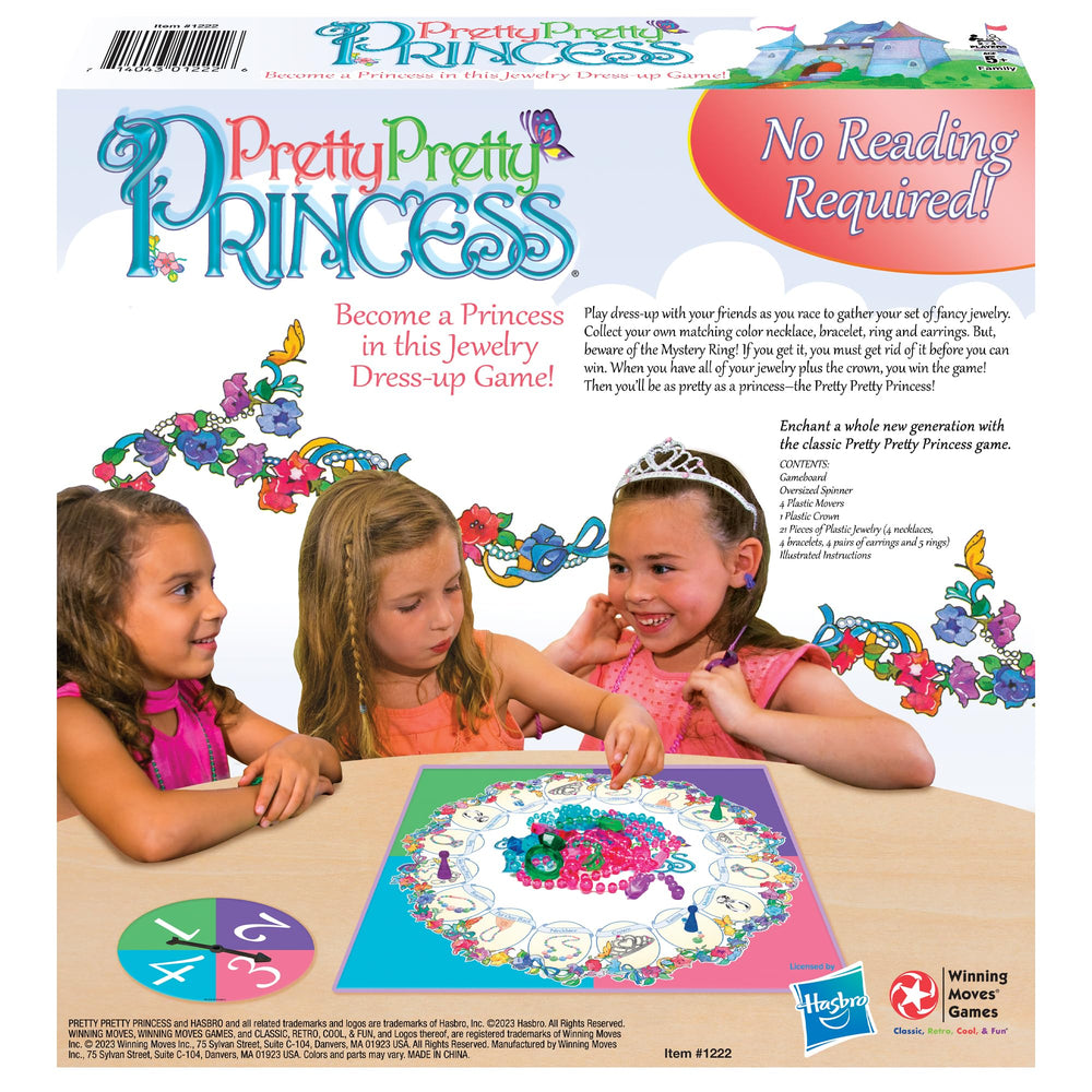 Winning Moves plastic jewelry close-up showing necklace and bracelet benefit: durable, child-friendly pieces