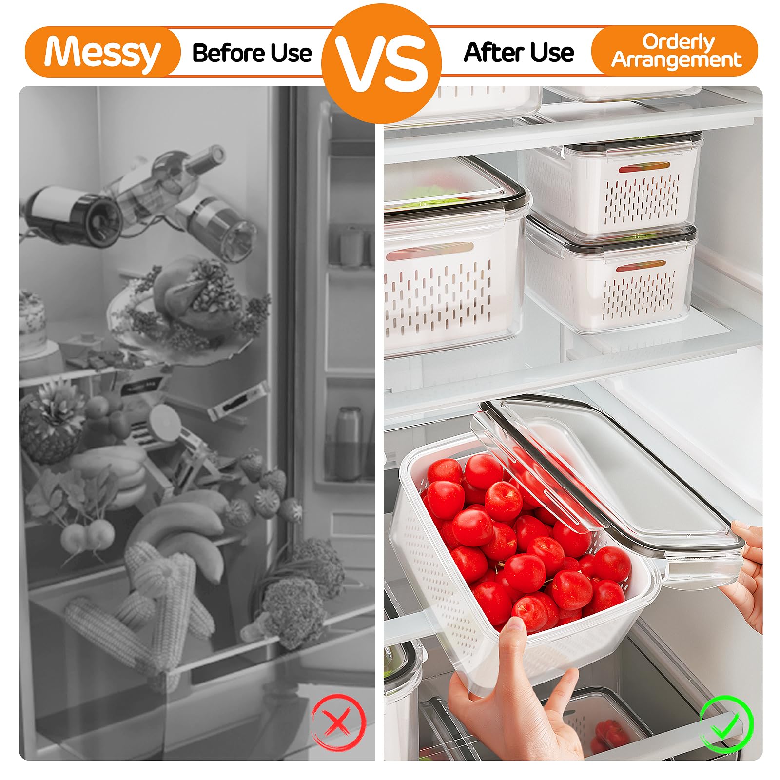 Winproper lifestyle on kitchen counter with prepared produce showing meal-prep and freshness benefit