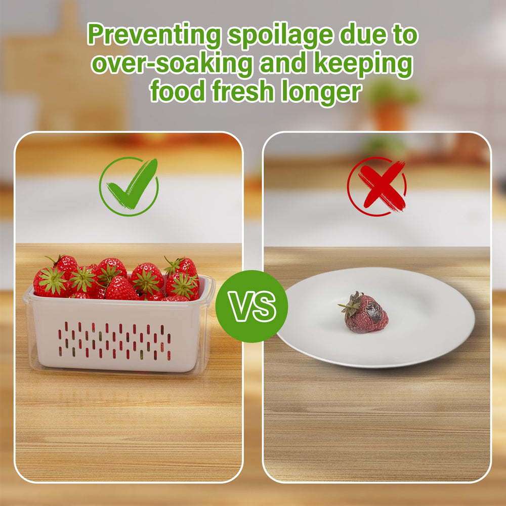 Winproper small container with berries in use preserving freshness