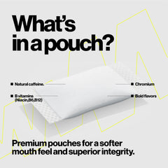 Wip mint close-up of pouch texture showing breathable mesh and flavor release