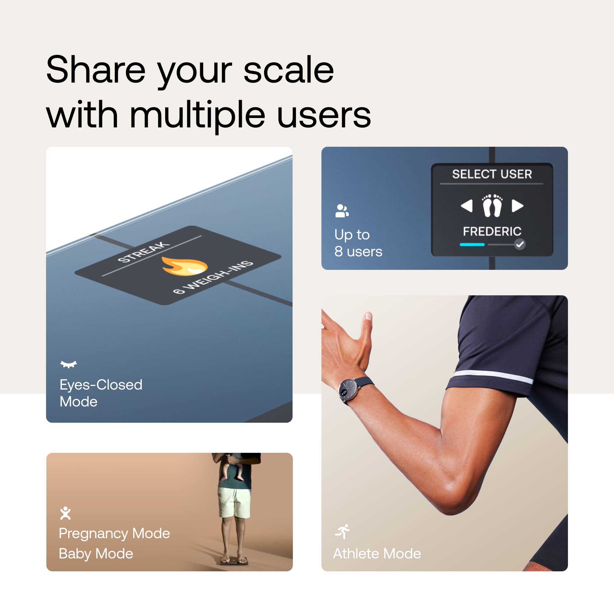 Withings Body Smart syncing to app on smartphone showing convenient trend monitoring
