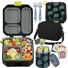 wiwens front packaging of bento lunch box set showing full contents and convenience