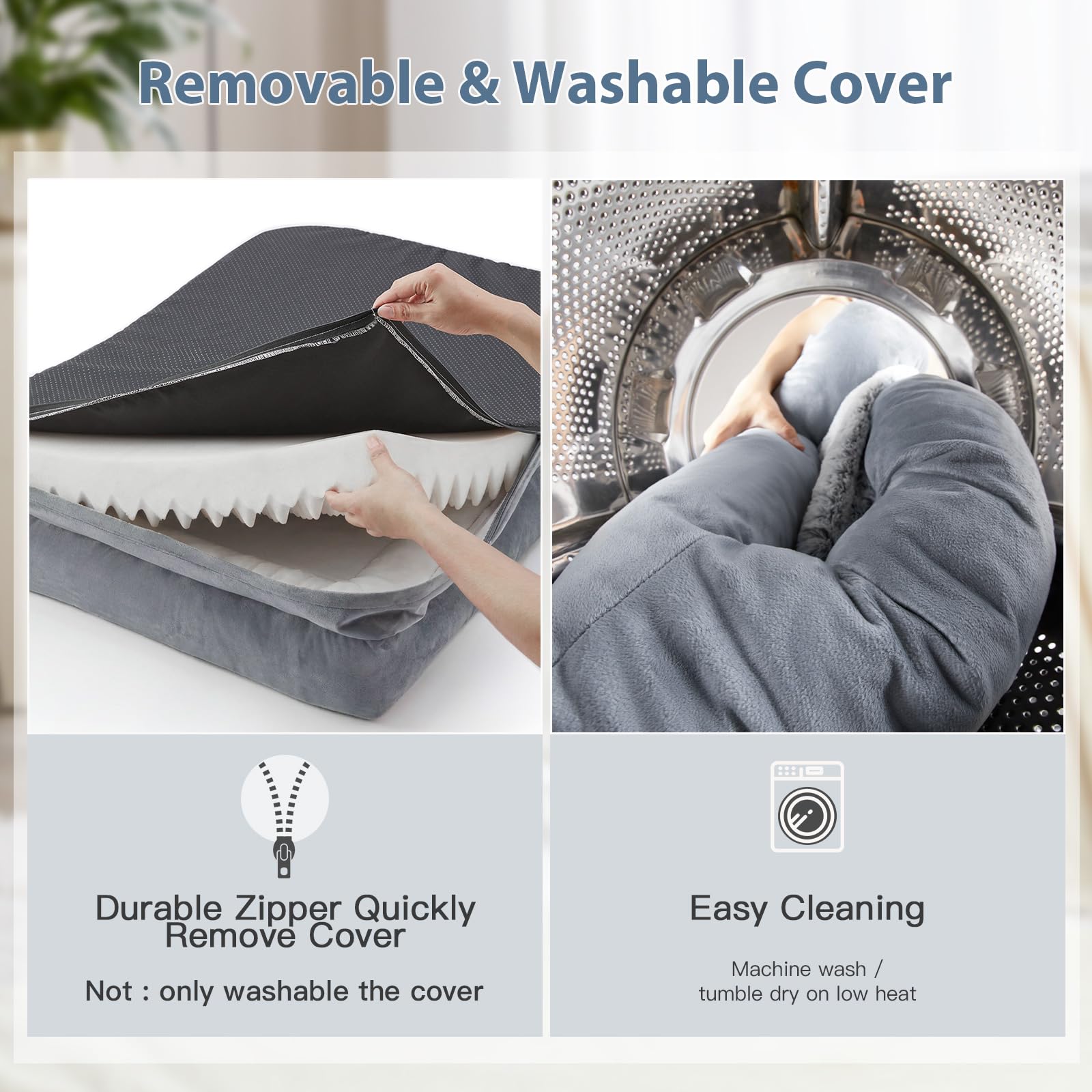 WNPETHOME bolstered edge detail for head and neck support