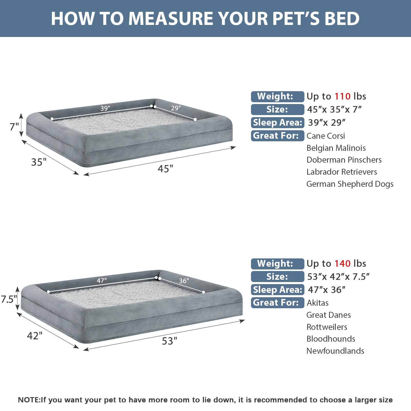 WNPETHOME waterproof lining protecting foam from spills