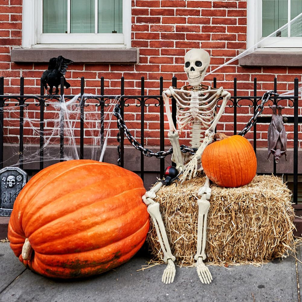 WODMAZ skeleton dressed in costume illustrating customization options