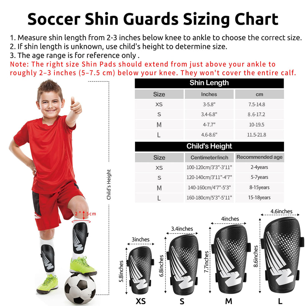Wonarby shin guards worn by a child running showing stability in play