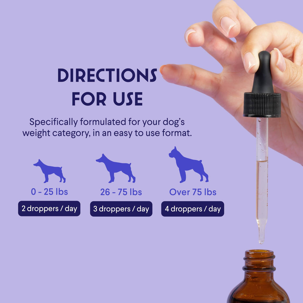 WONDER PAWS bottle next to measuring spoon illustrating scale