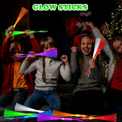 Wondrus top-down display of six neon colors in the 24-pack for quick color selection and variety