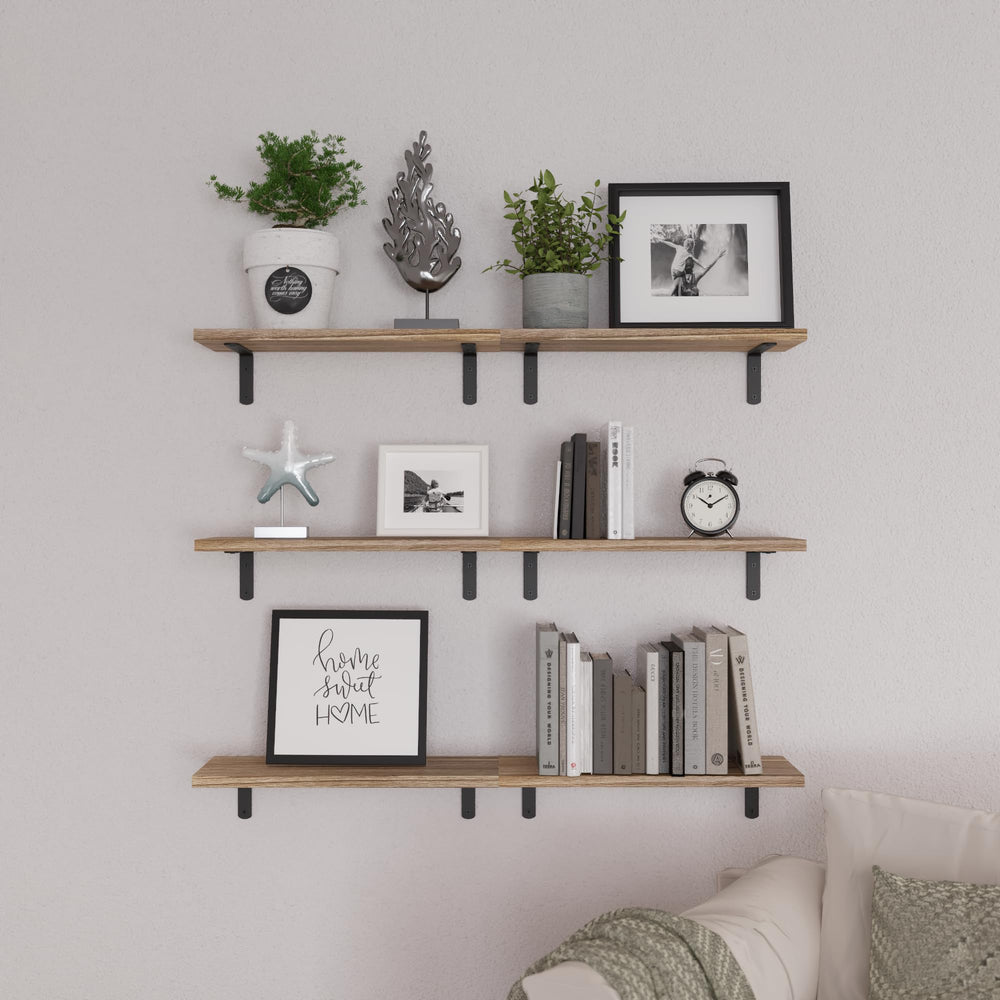 WOPITUES stacked shelves in kitchen holding spices and mugs for organized cooking