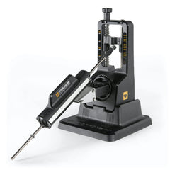 WORK SHARP front view showing compact guided sharpener and rod set for precise results