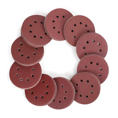 WORKPRO front packaging showing 150-pack 5-inch sanding discs and assortment benefit