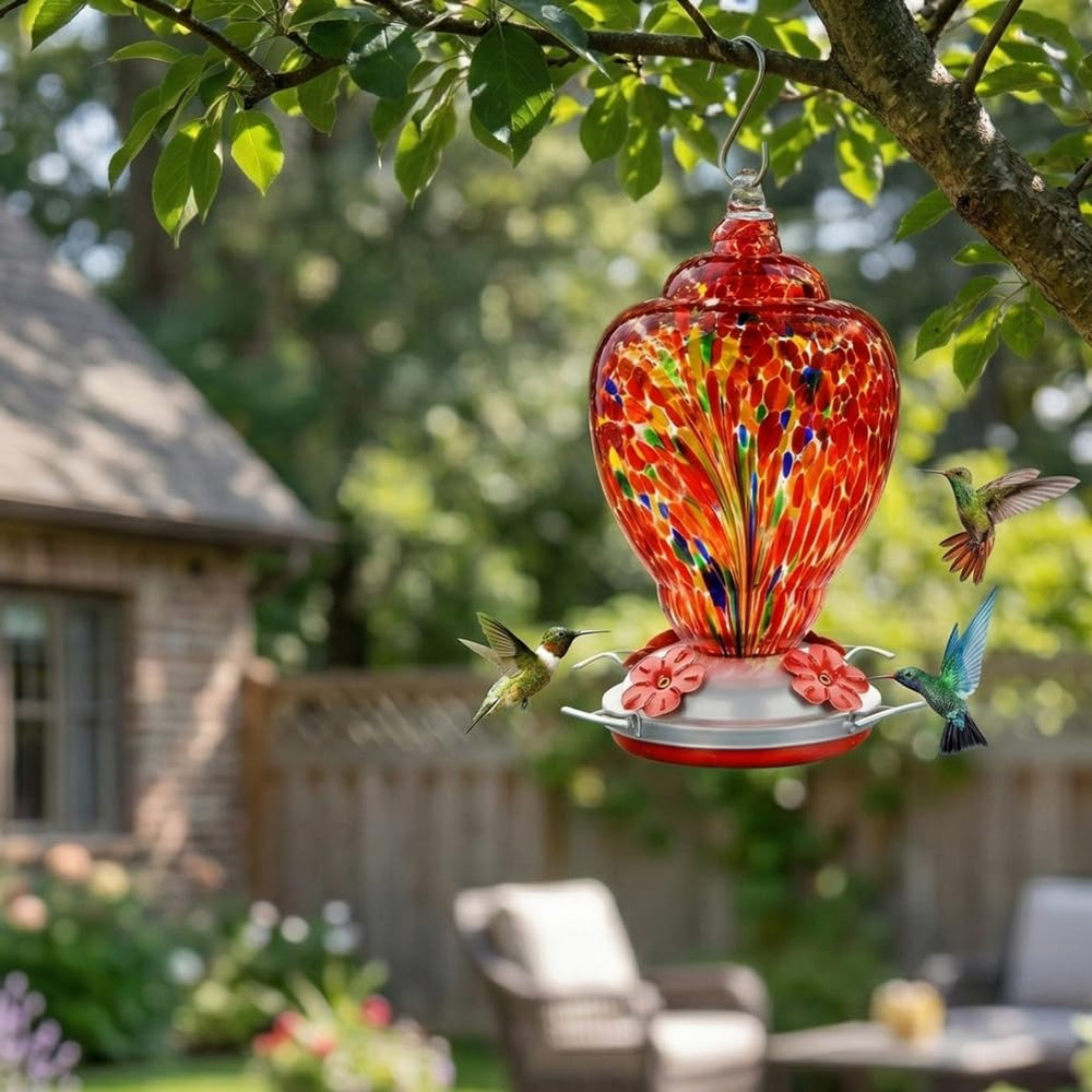 WOSIBO colorful glass close-up showing hand-blown texture and vibrant flower-like appeal
