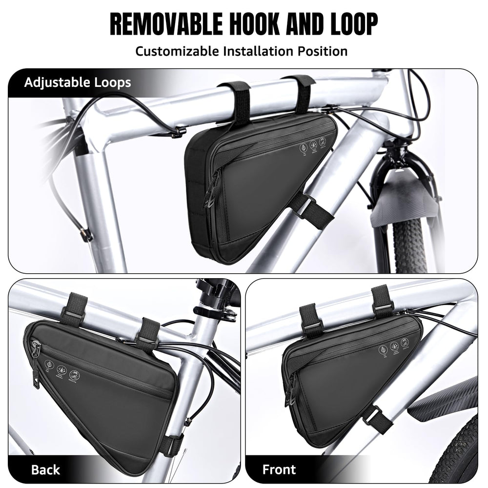 WOTOW open bag showing interior pockets and key hook for organization