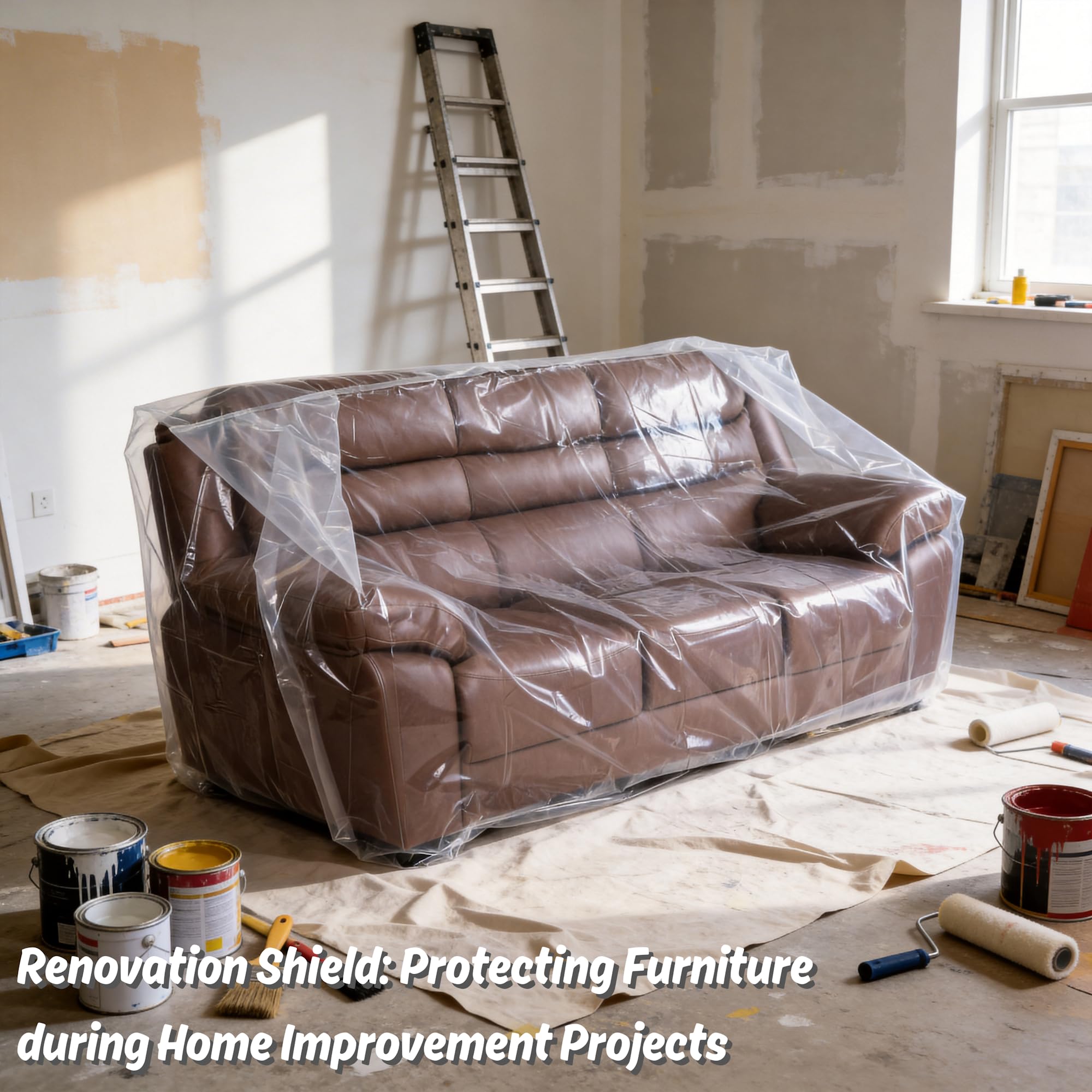 Wowfit sofa with tape measure displaying fit and dimension confirmation