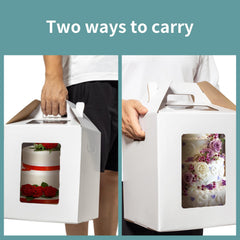 Wowxyz handle and carrying detail for easy transport and balanced lifting of cakes