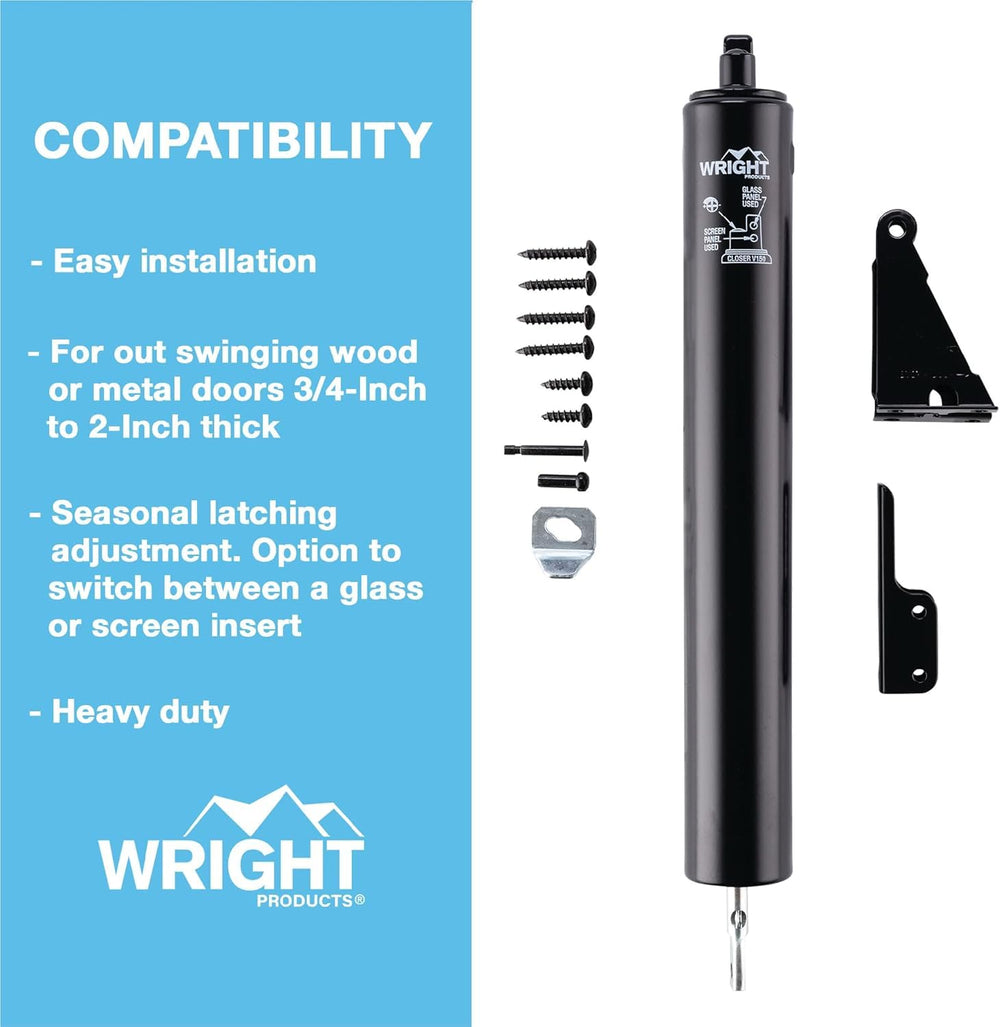 Wright Products hold-open washer close-up showing convenient secure propping benefit