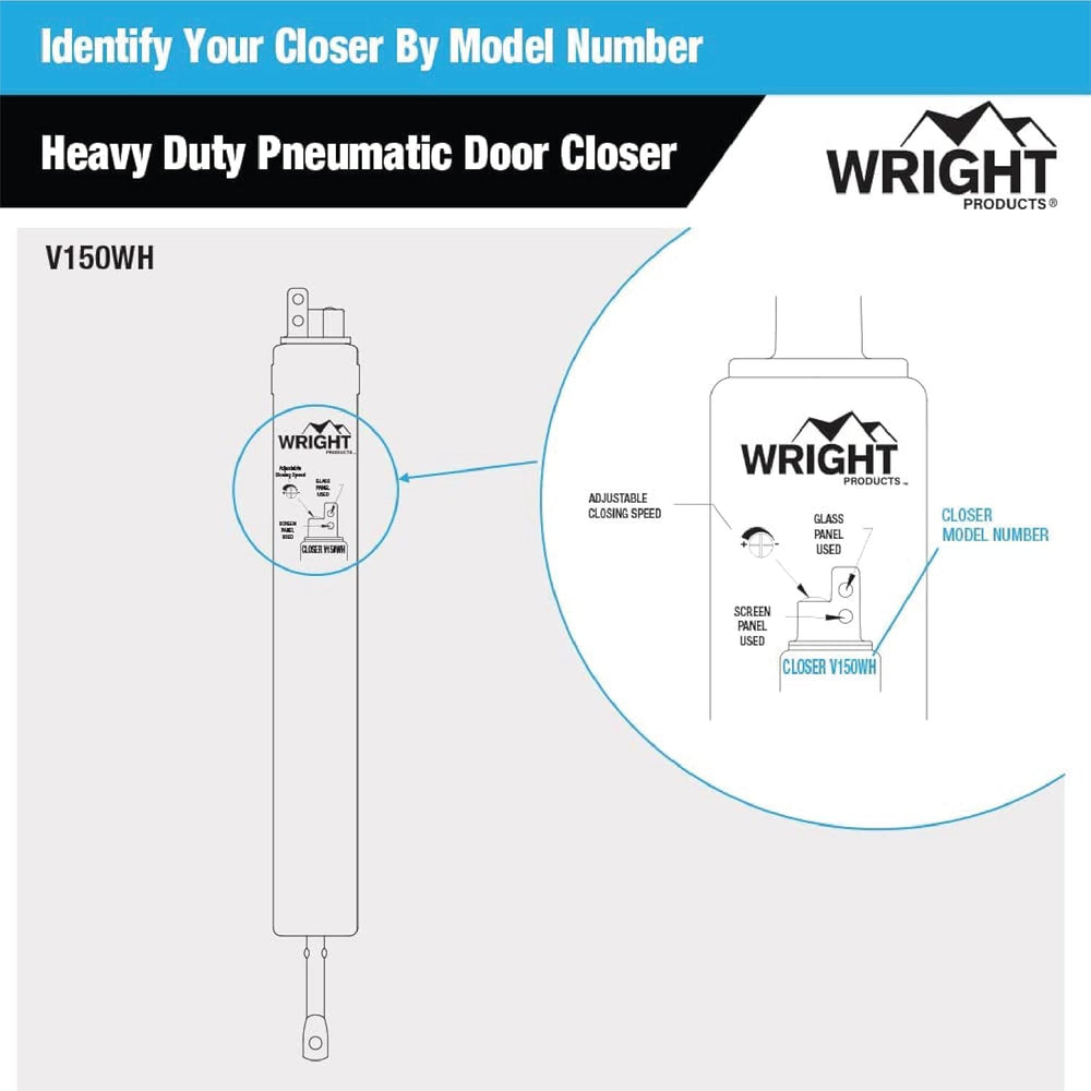 Wright Products closer beside ruler illustrating the 12-1/4 inch length and scale