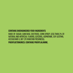 Wrigley's Doublemint close-up of an individually wrapped stick highlighting freshness protection