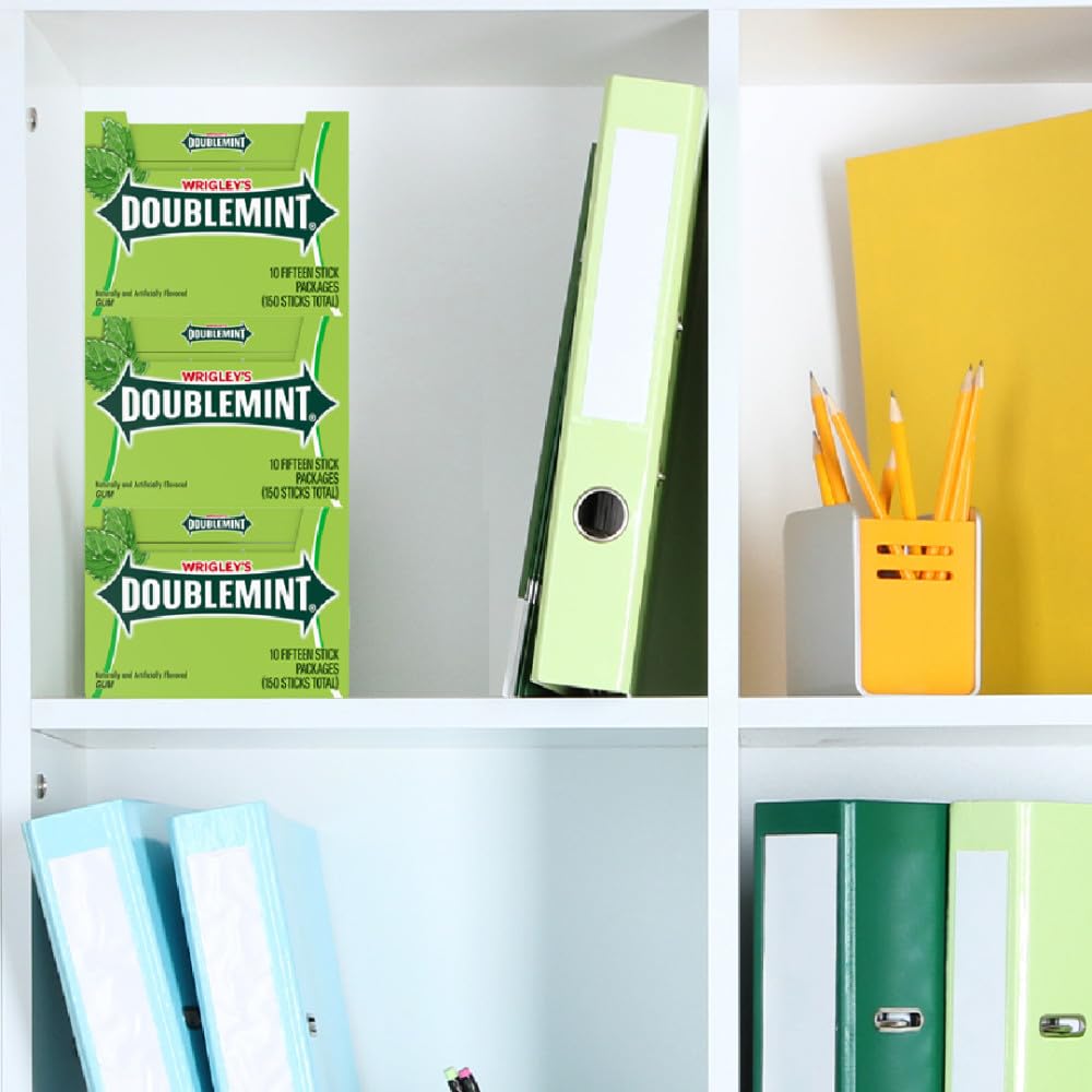 Wrigley's Doublemint label and nutrition facts close-up helping informed shoppers