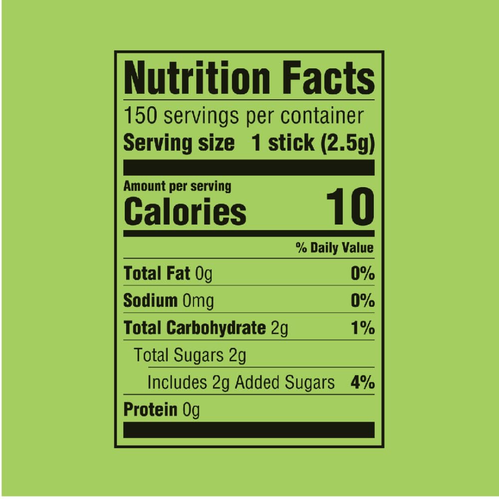 Wrigley's Doublemint single pack opened revealing 15 sticks for convenient sharing