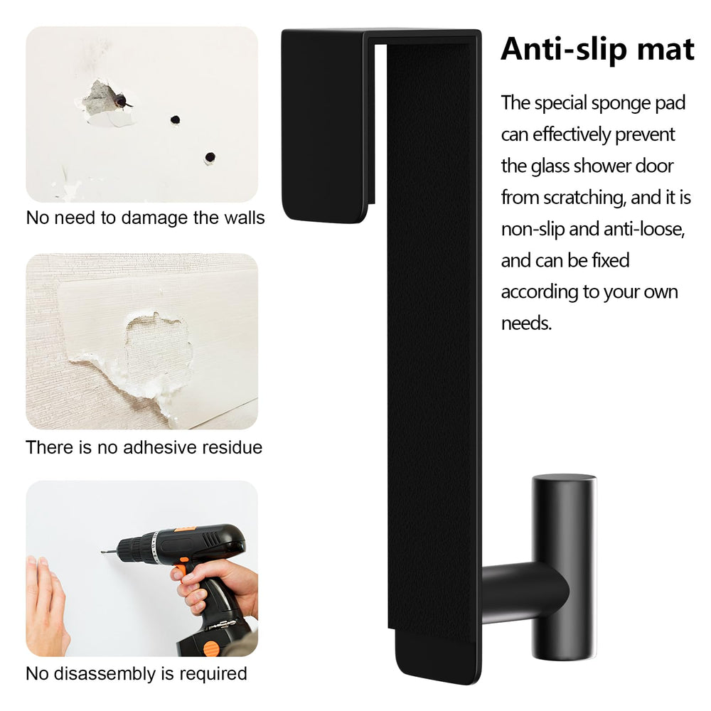 WUIVIUT displayed in bathroom holding towels and robes highlighting moisture-resistant coating