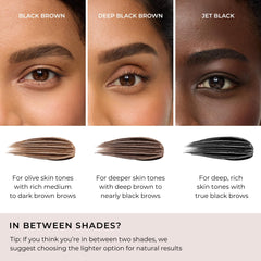 WUNDERBROW gel texture with hair-like fibres for natural fullness