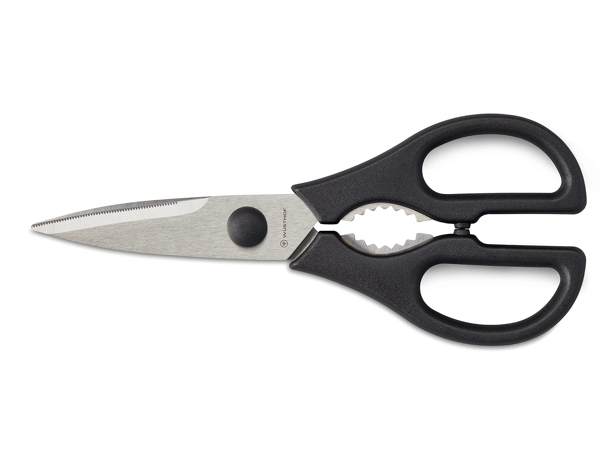 Wüsthof shears front view showing clean design and durable build