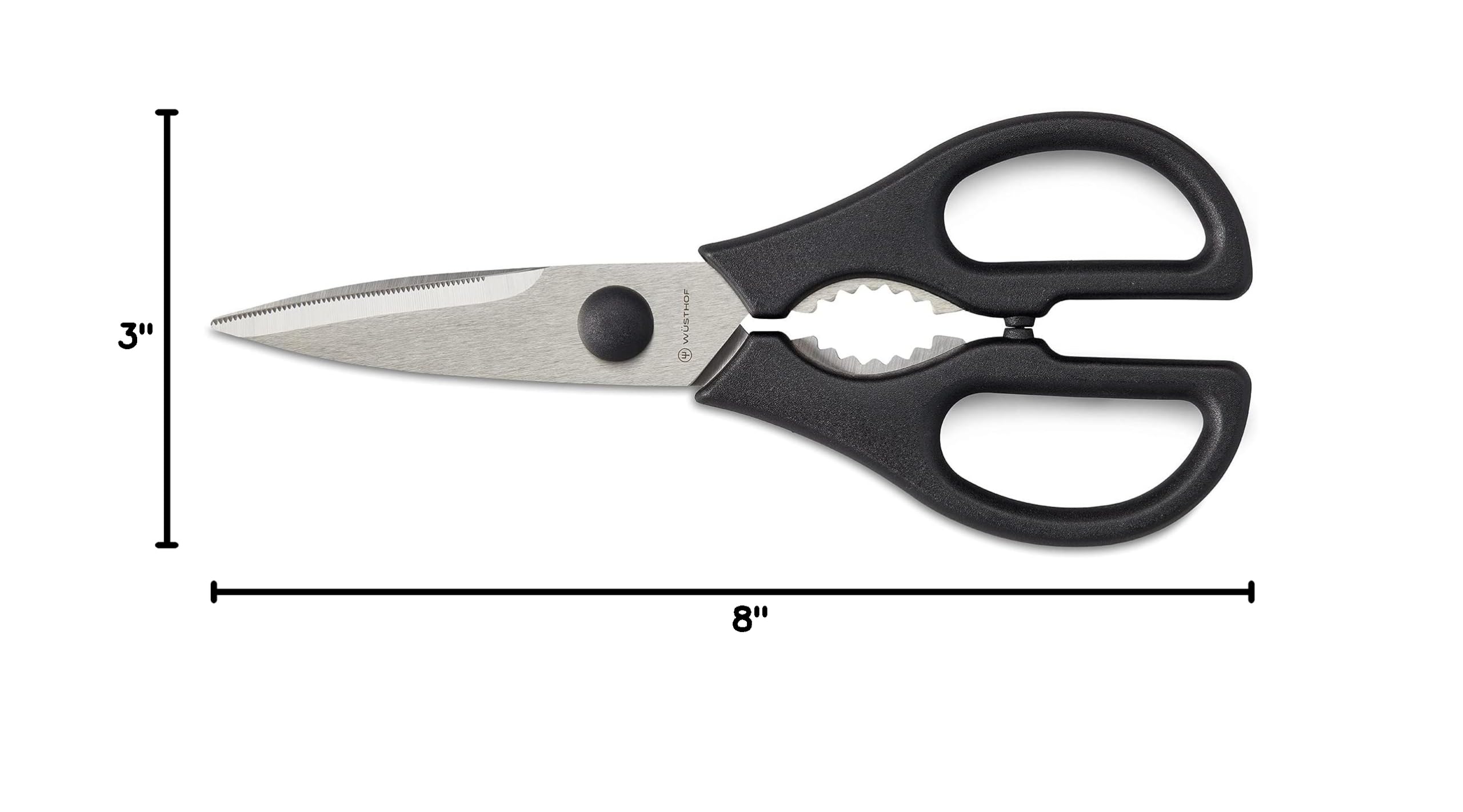 Wüsthof shears staged on kitchen counter to show everyday convenience