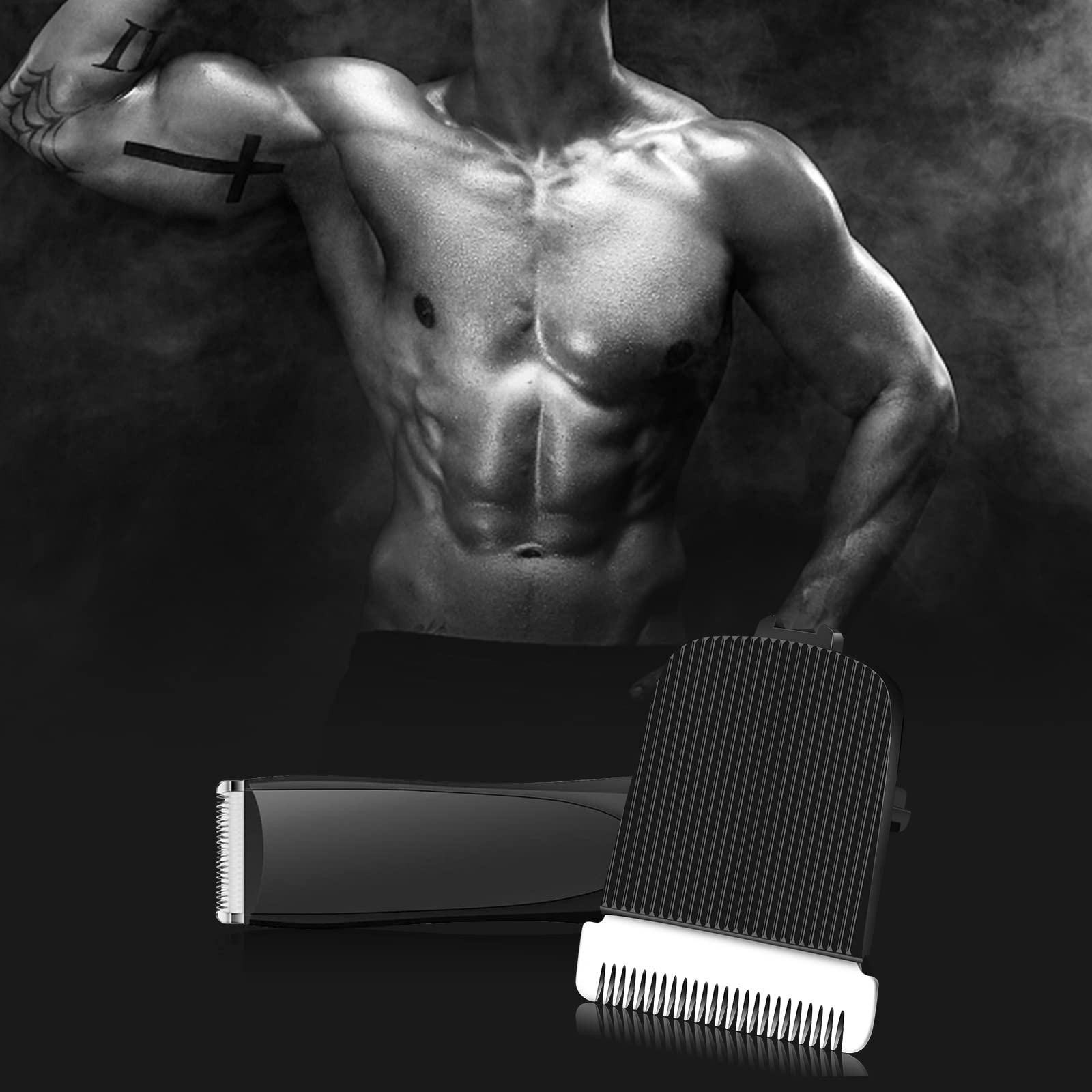 Wusuker replacement blades beside trimmer in bathroom emphasizing convenience and readiness