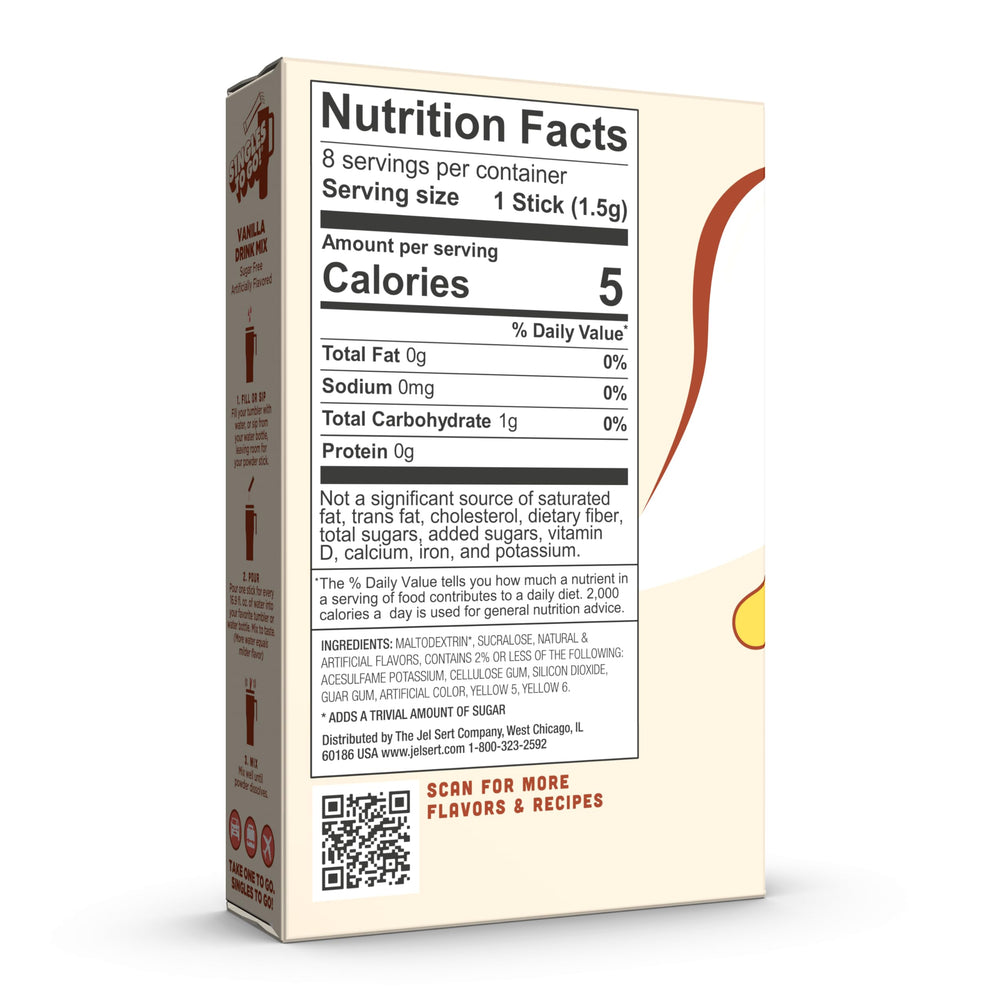Wyler's Light single packet close-up highlighting easy tear-and-pour